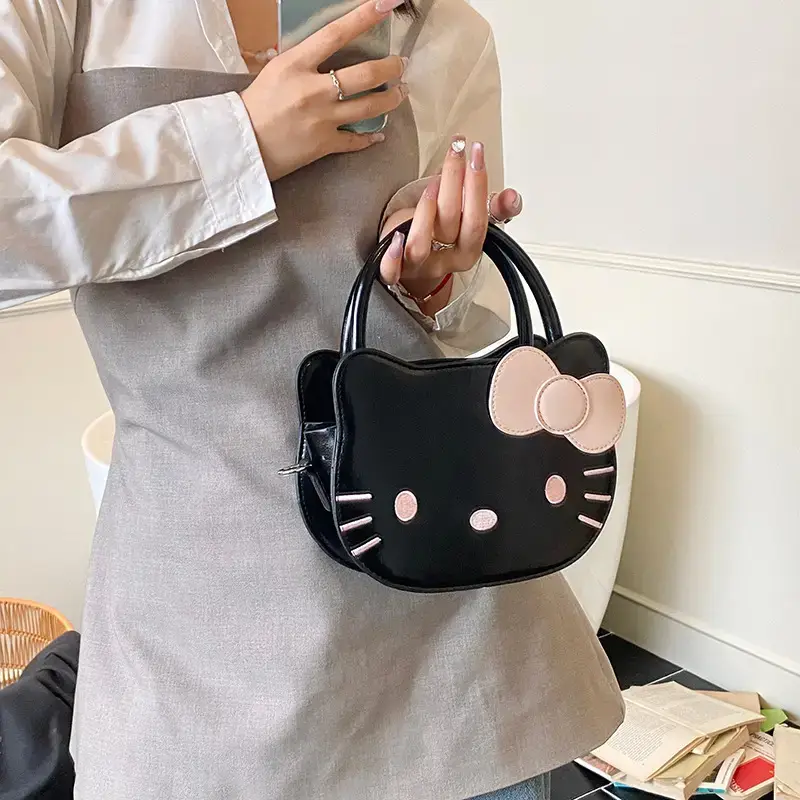 Hello Kitty Cartoon Cat Shoulder Bag Pink 2025 - Image 6