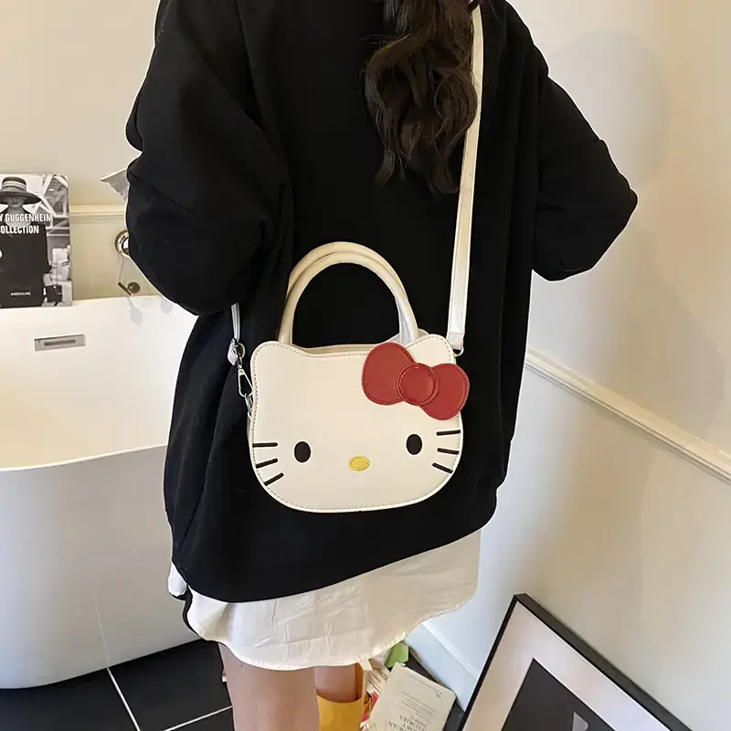 Hello Kitty Cartoon Cat Shoulder Bag Pink 2025 - Image 7