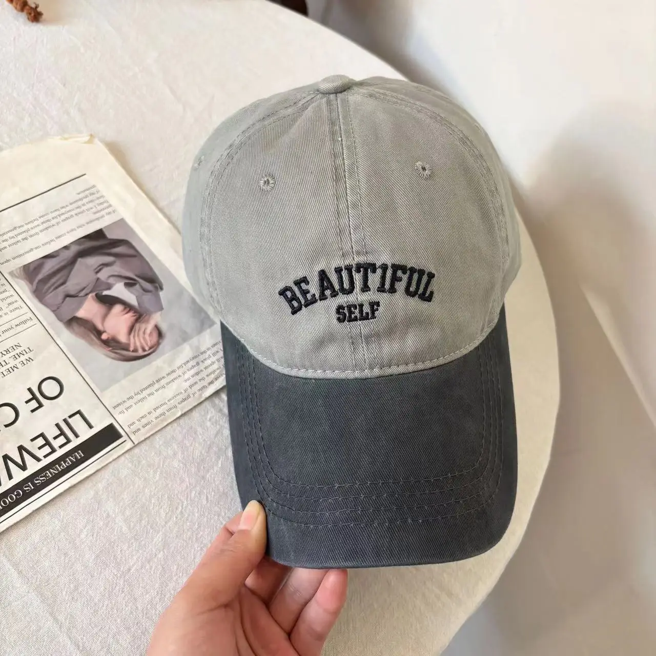 Japanese Vintage Baseball Caps for Girls Boys Outdoor Wear - Image 8