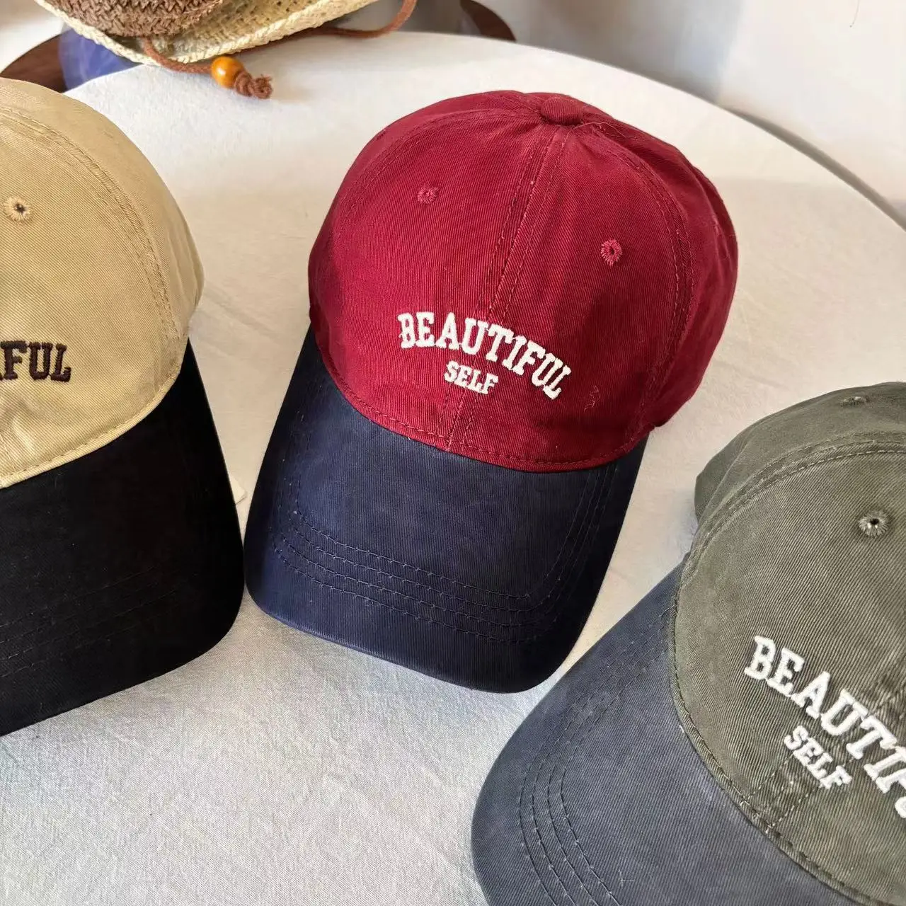 Japanese Vintage Baseball Caps for Girls Boys Outdoor Wear — feature 10