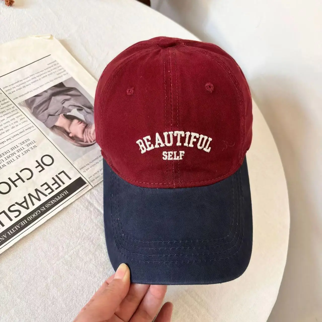 Japanese Vintage Baseball Caps for Girls Boys Outdoor Wear — feature 7