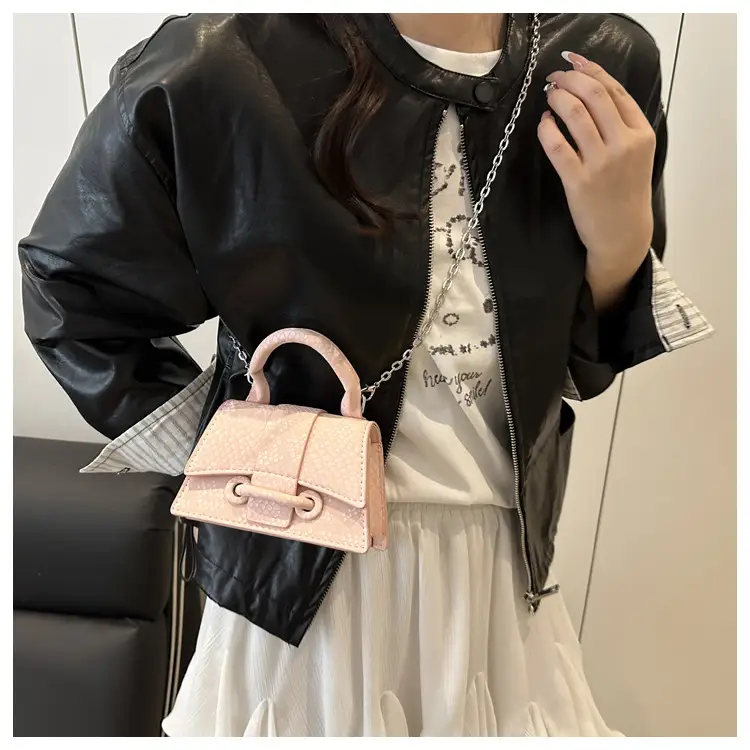 2025 Women's Maroon Crossbody Bag with Chain Strap — feature 27