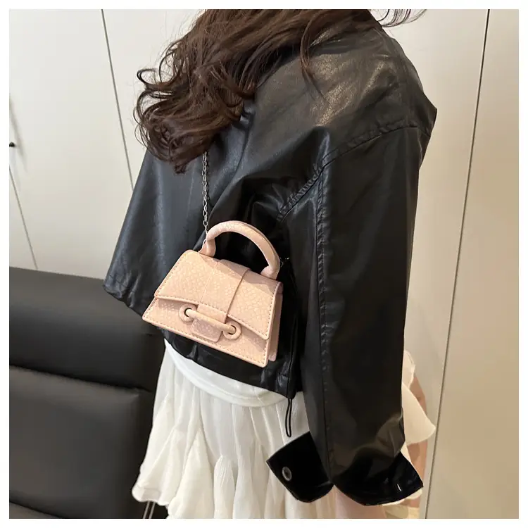 2025 Women's Maroon Crossbody Bag with Chain Strap — feature 29