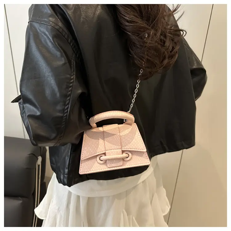 2025 Women's Maroon Crossbody Bag with Chain Strap — feature 30