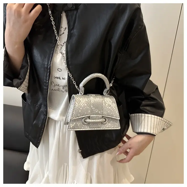 2025 Women's Maroon Crossbody Bag with Chain Strap — feature 31