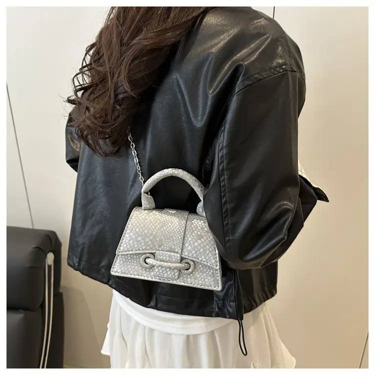 2025 Women's Maroon Crossbody Bag with Chain Strap — feature 33