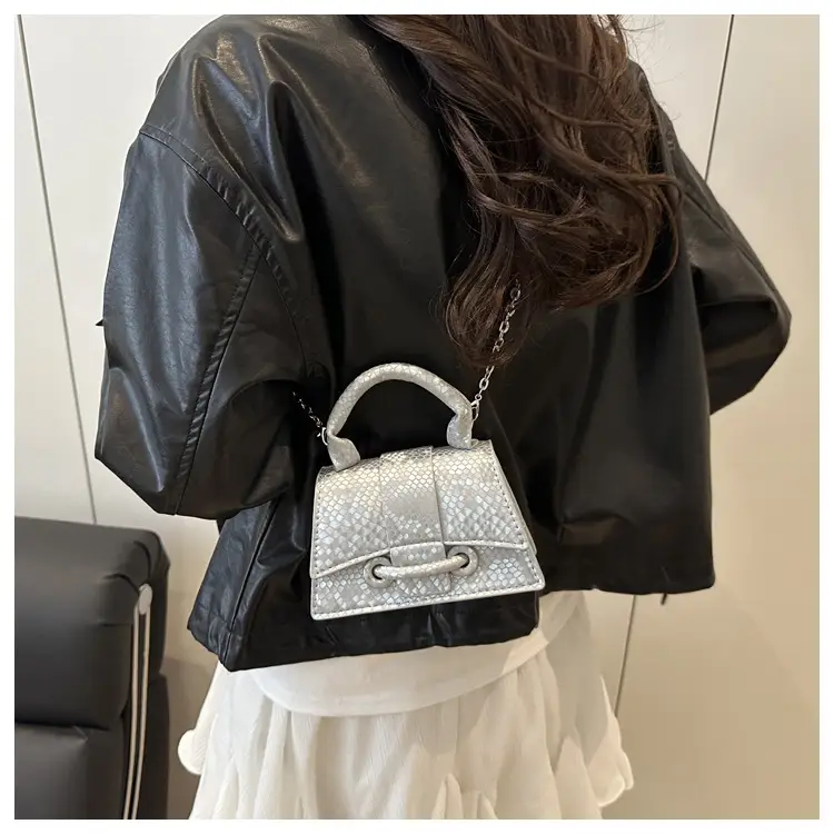 2025 Women's Maroon Crossbody Bag with Chain Strap — feature 34