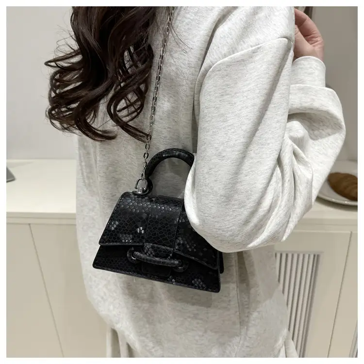 2025 Women's Maroon Crossbody Bag with Chain Strap — feature 36