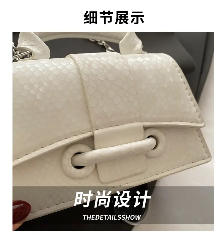 2025 Women's Maroon Crossbody Bag with Chain Strap — feature 4