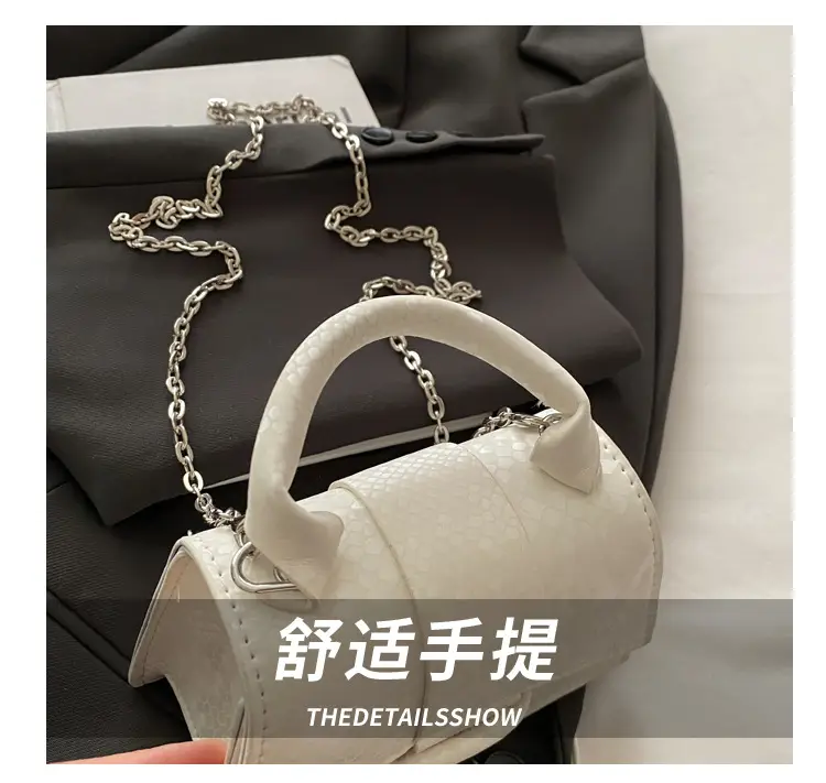 2025 Women's Maroon Crossbody Bag with Chain Strap — feature 5
