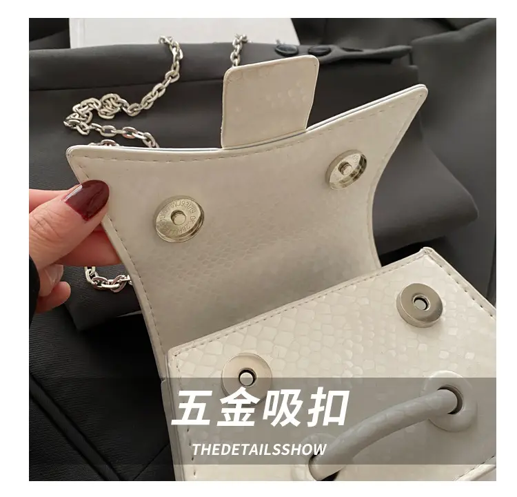 2025 Women's Maroon Crossbody Bag with Chain Strap — feature 6