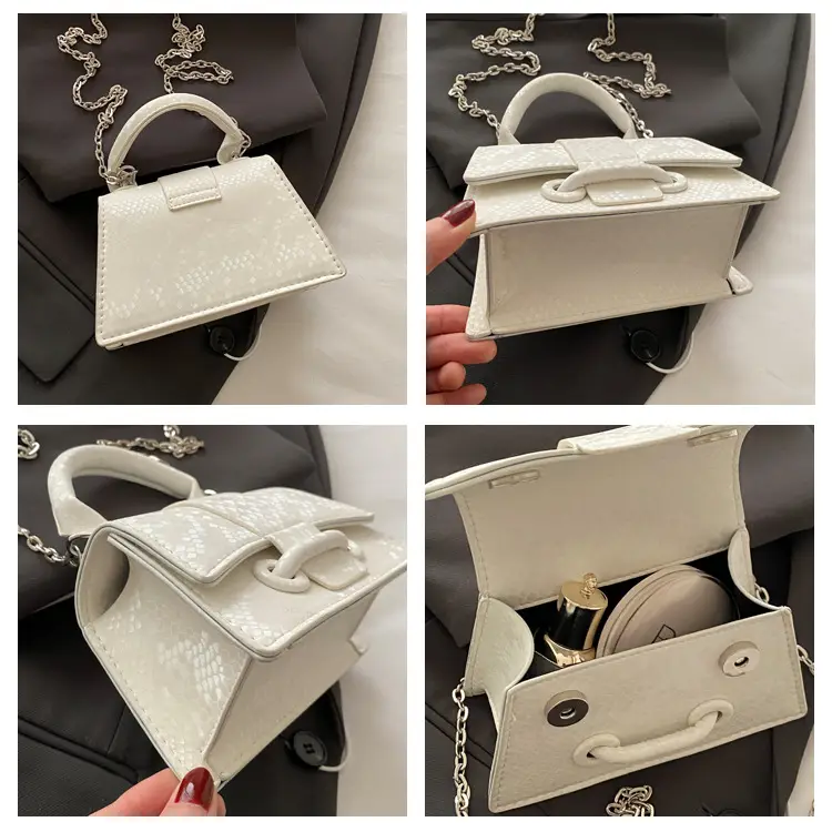 2025 Women's Maroon Crossbody Bag with Chain Strap — feature 9