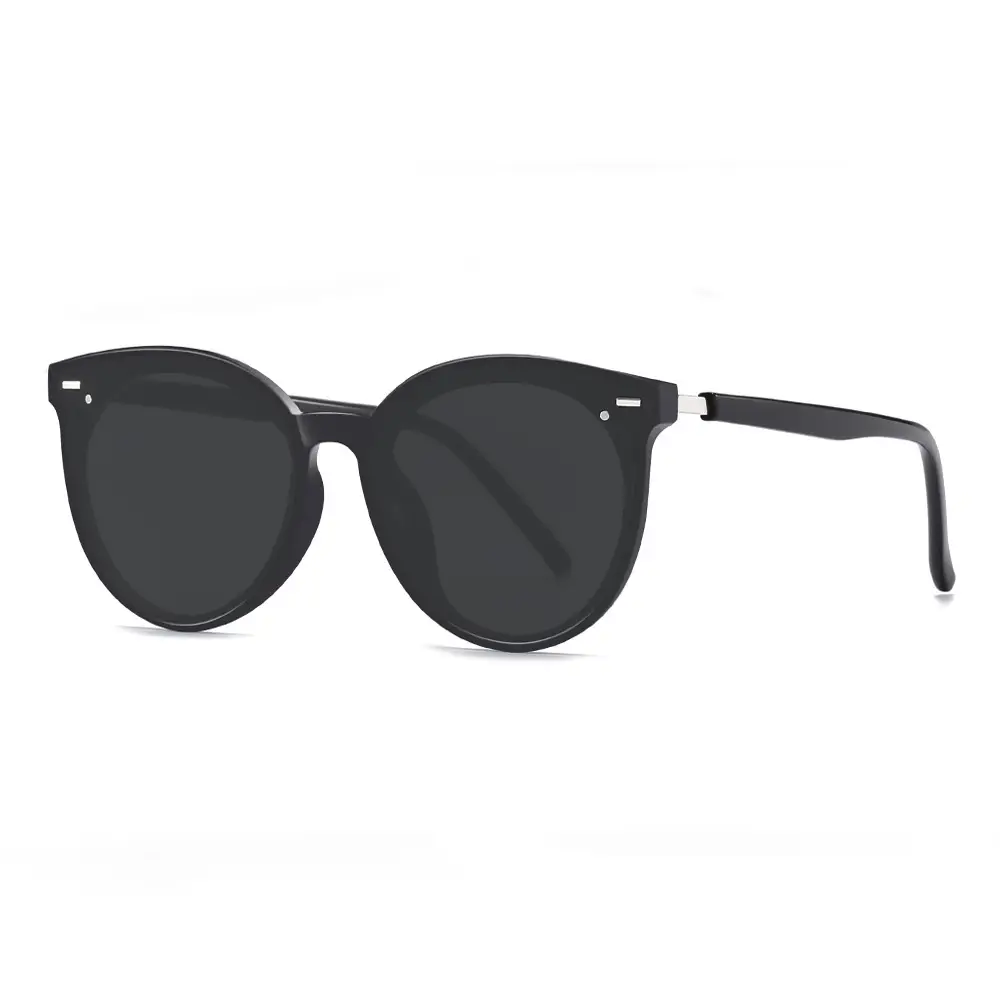 Men Anti-UV Sunglasses Black Nylon Frame - Image 3