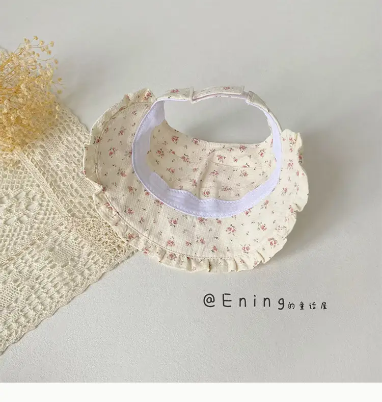 Women Floral Duckbill Hat with Sunshade & Brim — feature 12