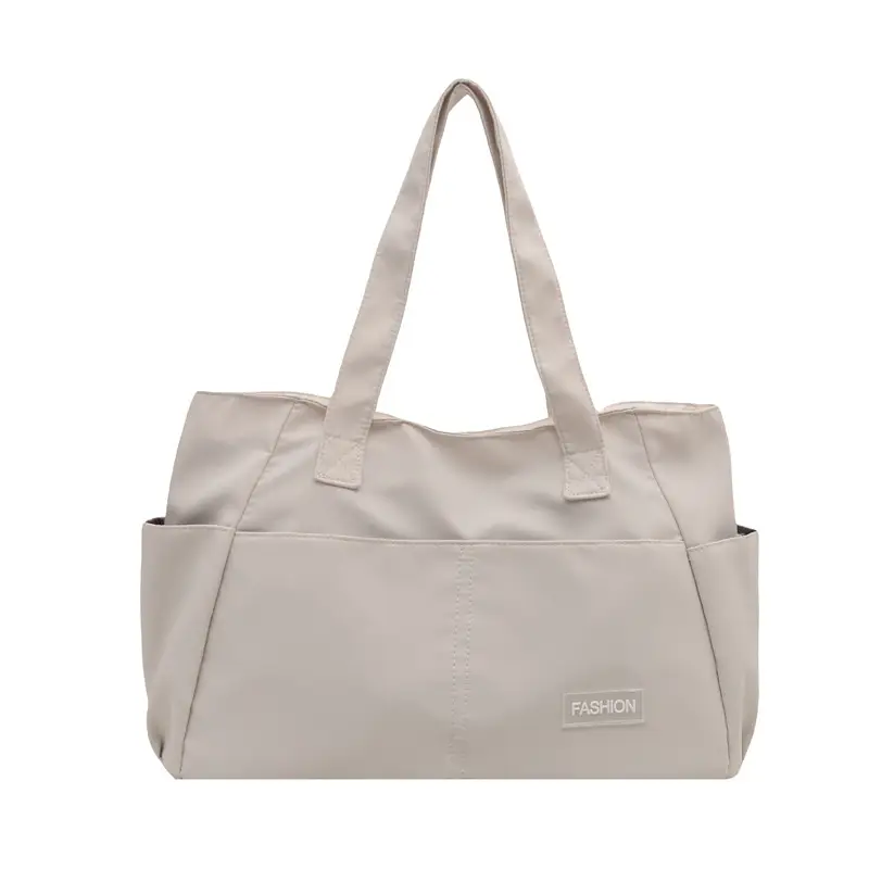 Lilac Nylon Shoulder Bag for Work Commute - Image 9