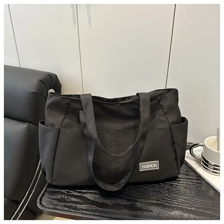 Lilac Nylon Shoulder Bag for Work Commute — feature 12