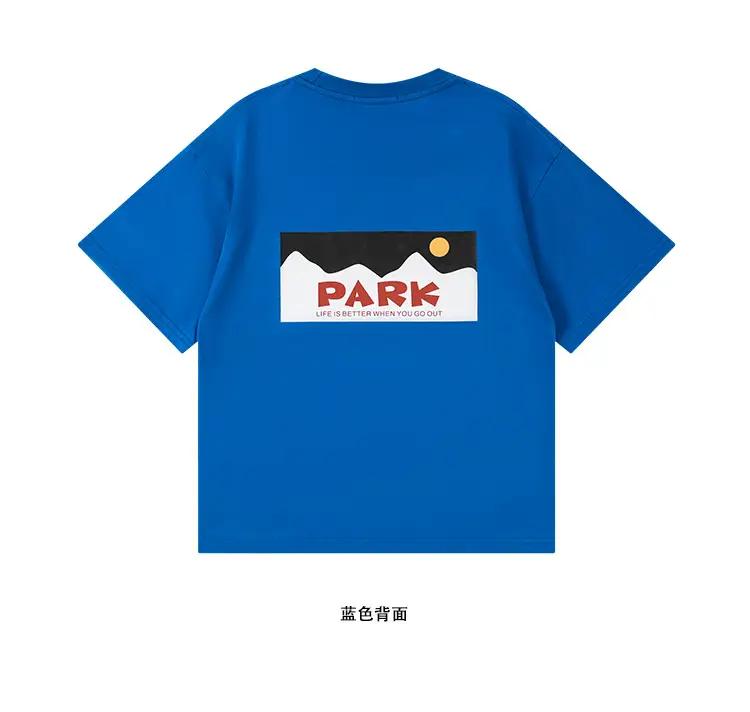 Kids Paris Print T-Shirt Black Summer Casual — feature 25