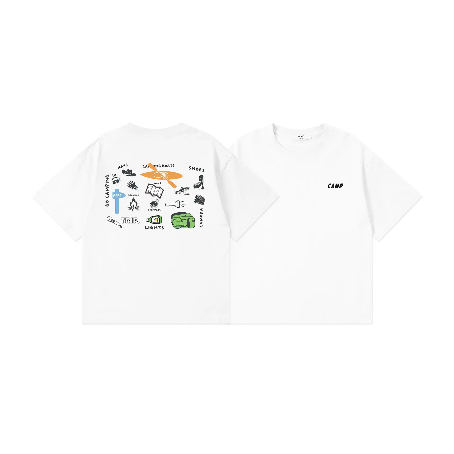 Kids Paris Print T-Shirt Black Summer Casual - Image 3