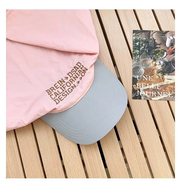 Women Black Personalized Cap with Letter Embroidery — feature 12