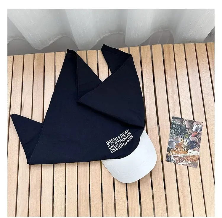 Women Black Personalized Cap with Letter Embroidery — feature 15