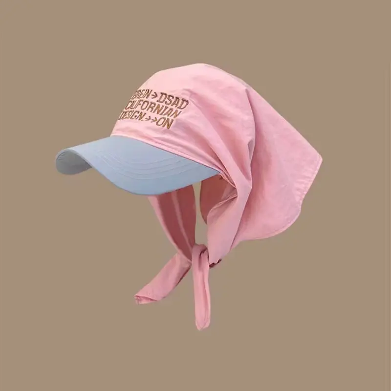 Women Black Personalized Cap with Letter Embroidery