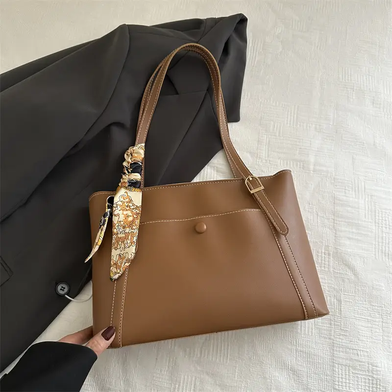 Women's Brown Crossbody Bag 228 Large Capacity - Image 4
