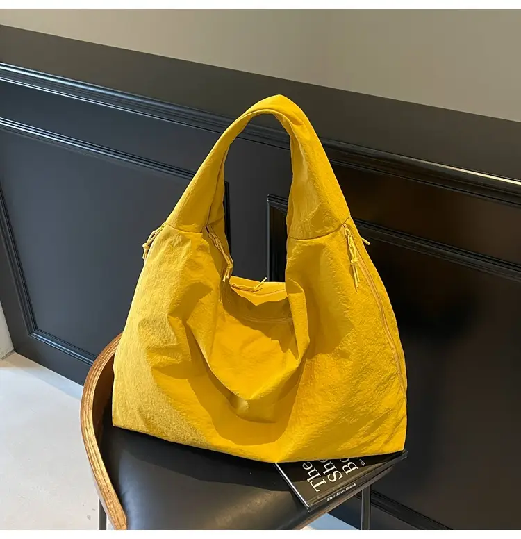 Yellow Large Shoulder Bag 2026 Nylon Travel Bag — feature 8
