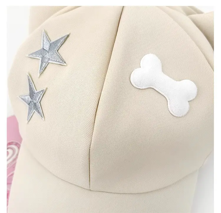 Cute Star Cat Ear Cap for Women Black — feature 10