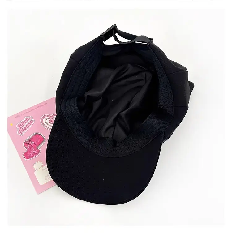 Cute Star Cat Ear Cap for Women Black — feature 14
