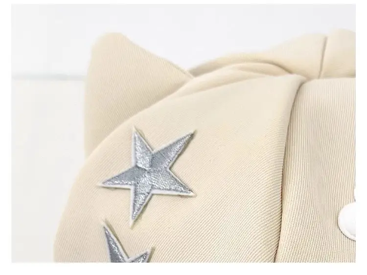 Cute Star Cat Ear Cap for Women Black — feature 5