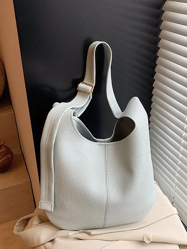 White Leather Shoulder Bag for Women 2025 New - Image 5