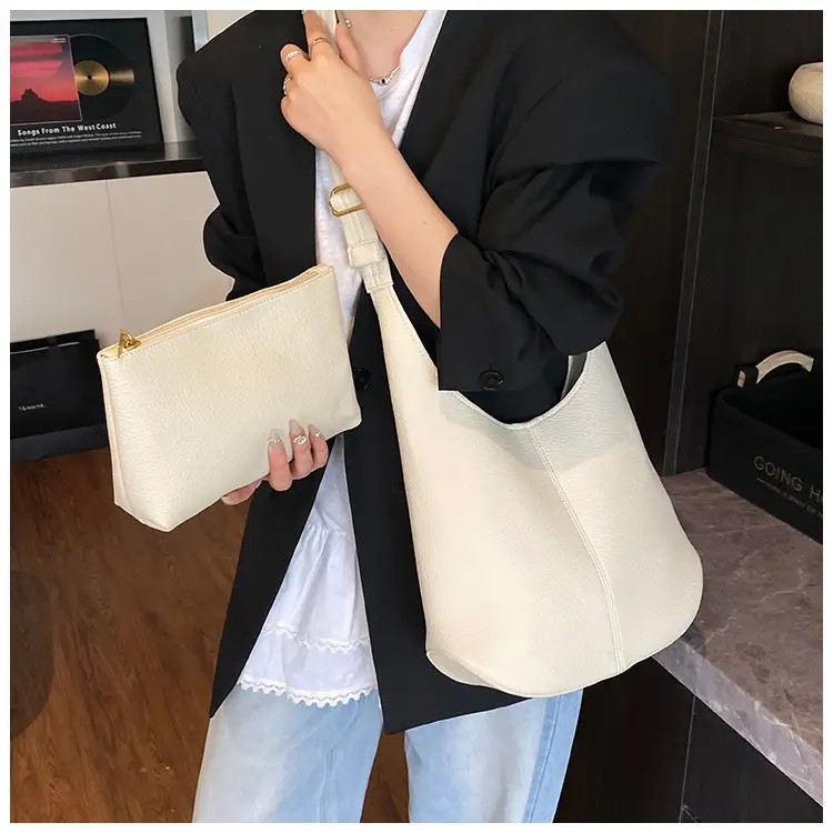 White Leather Shoulder Bag for Women 2025 New — feature 17
