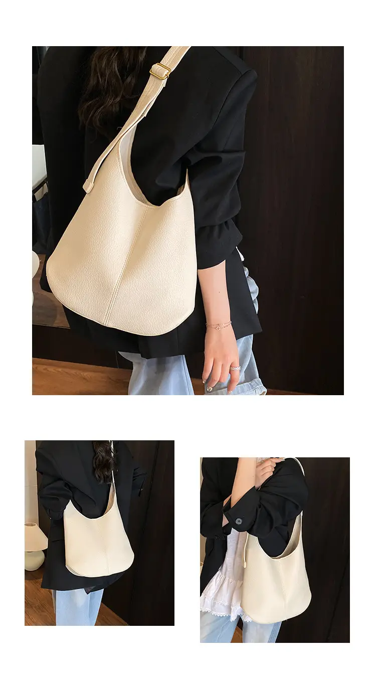 White Leather Shoulder Bag for Women 2025 New — feature 18