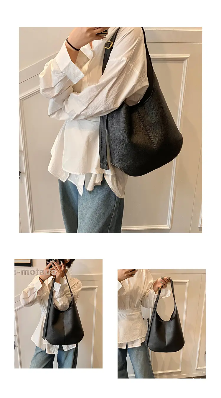 White Leather Shoulder Bag for Women 2025 New — feature 19