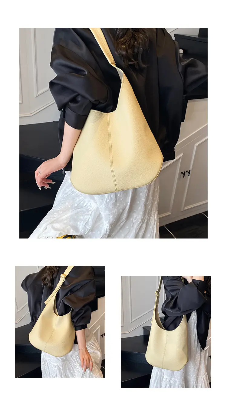White Leather Shoulder Bag for Women 2025 New — feature 21