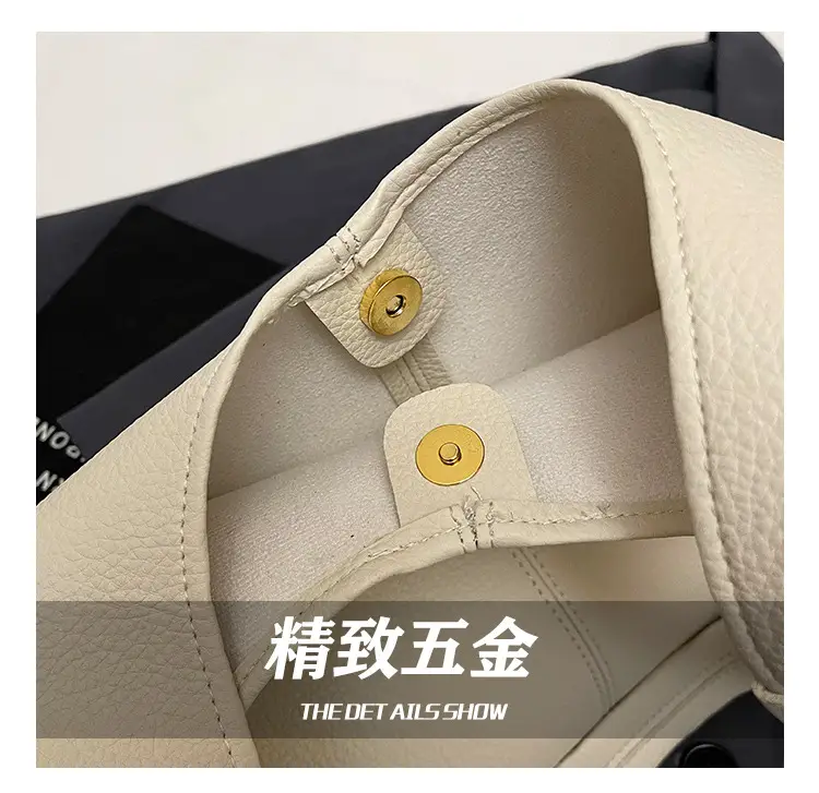 White Leather Shoulder Bag for Women 2025 New — feature 3