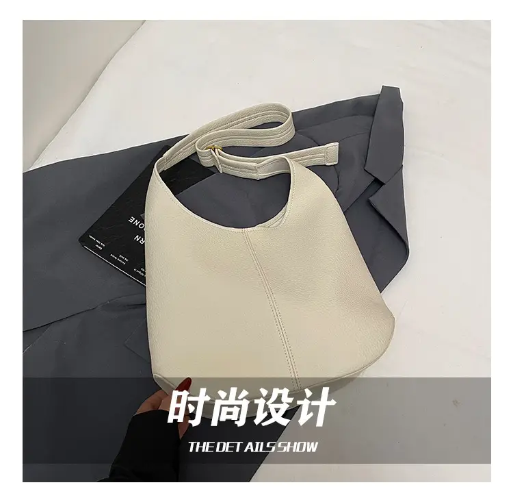 White Leather Shoulder Bag for Women 2025 New — feature 4