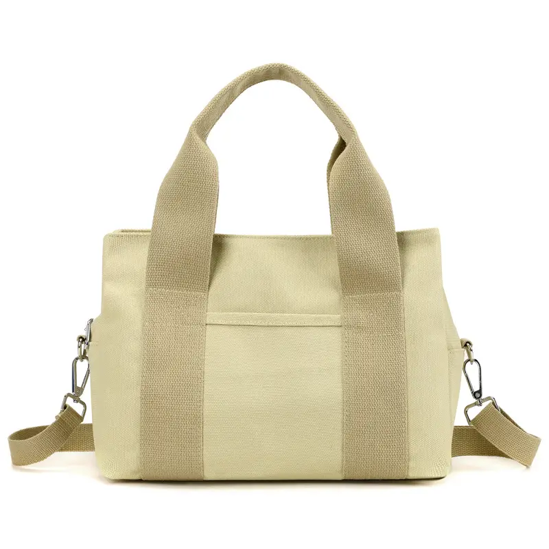 Women's Light Blue Canvas Shoulder Bag 2025 New College Student — feature 28