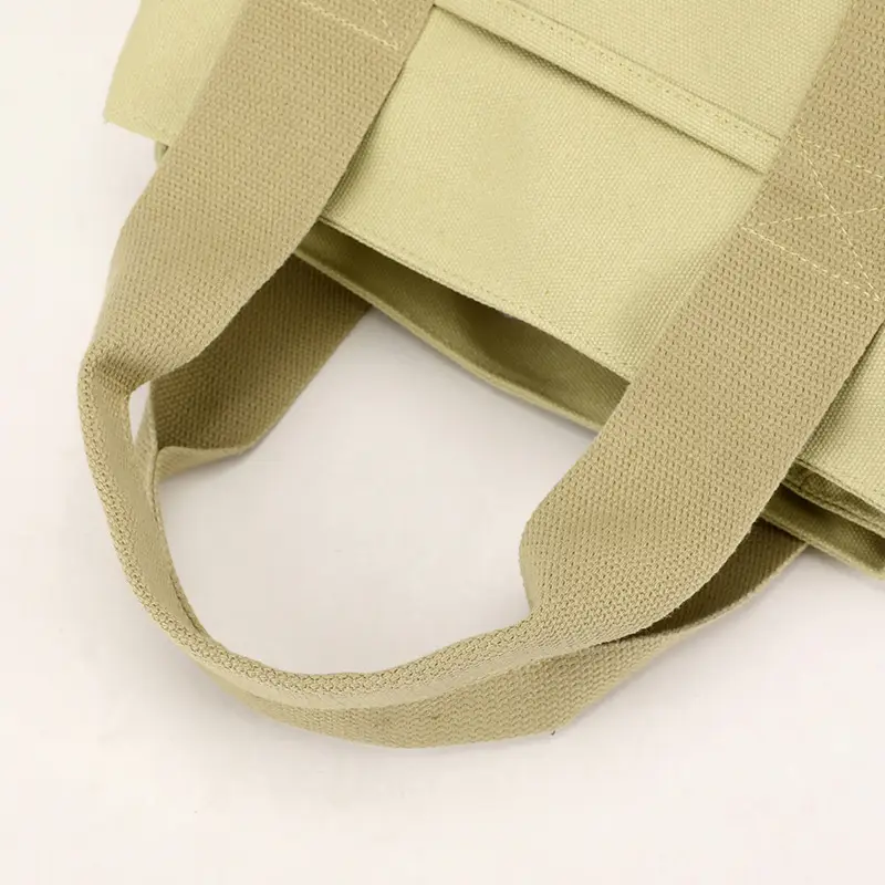 Women's Light Blue Canvas Shoulder Bag 2025 New College Student — feature 33