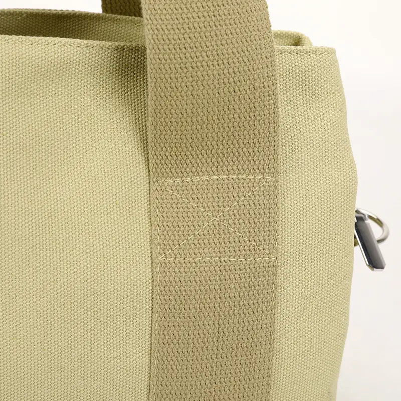 Women's Light Blue Canvas Shoulder Bag 2025 New College Student — feature 34