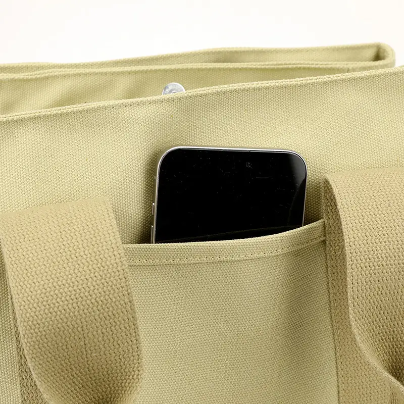 Women's Light Blue Canvas Shoulder Bag 2025 New College Student — feature 38