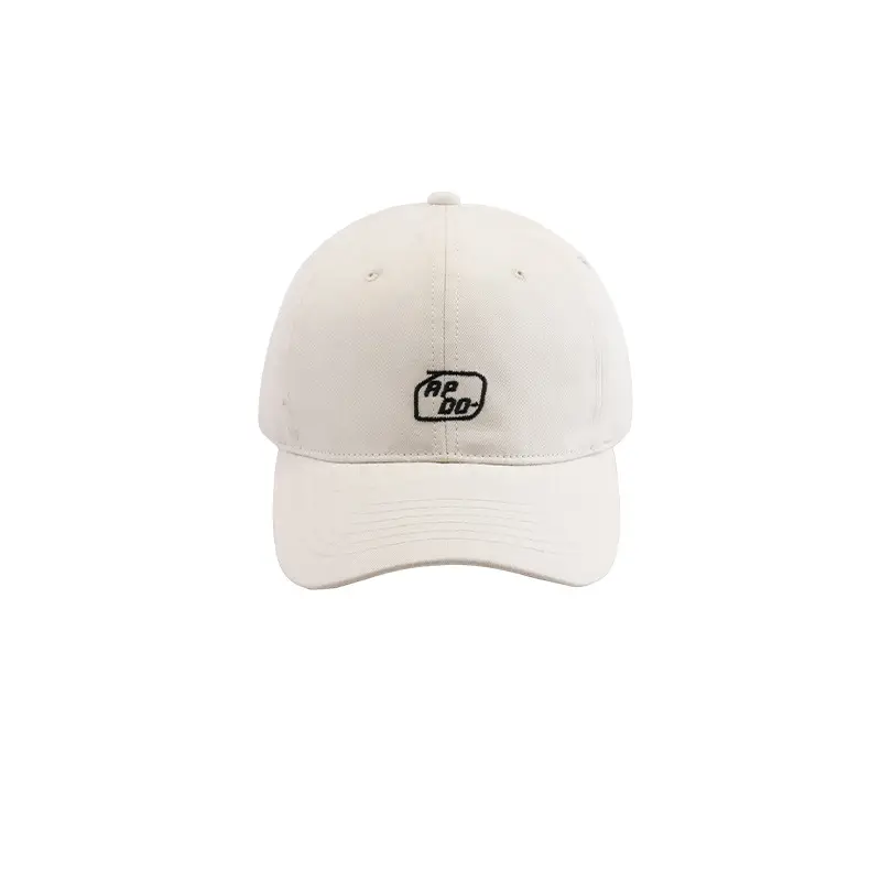 Men White Letter Embroidered Pea Hat - Image 7