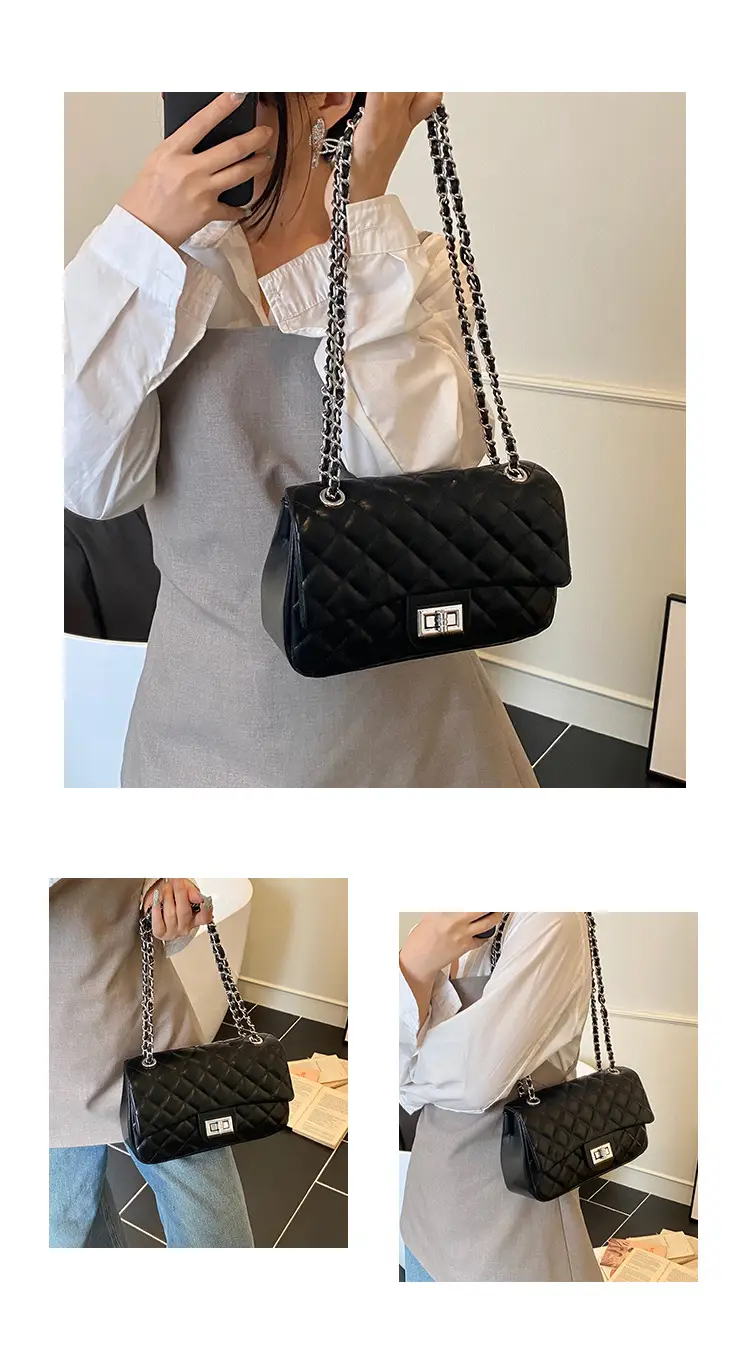 Black Quilted Crossbody Bag for Women 2025 — feature 5