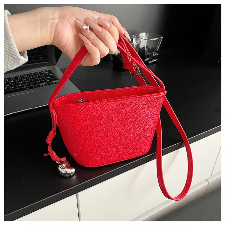 Red Korean Style Shoulder Crossbody Bag for Women — feature 24