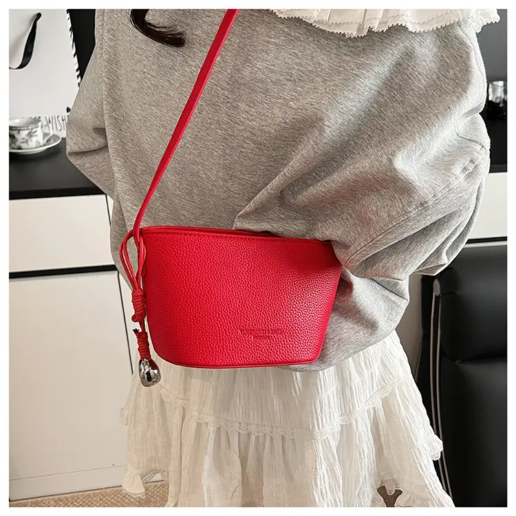 Red Korean Style Shoulder Crossbody Bag for Women — feature 26