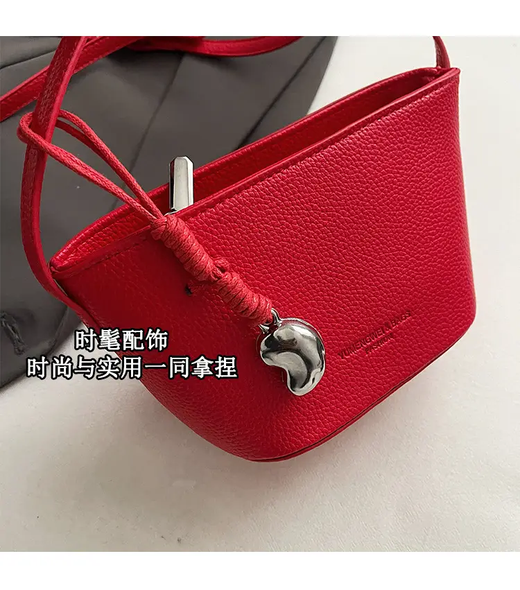 Red Korean Style Shoulder Crossbody Bag for Women — feature 6