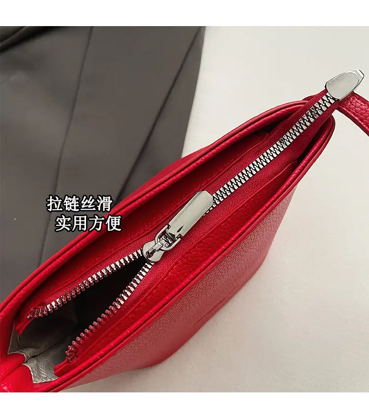 Red Korean Style Shoulder Crossbody Bag for Women — feature 7