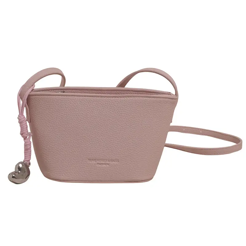 Red Korean Style Shoulder Crossbody Bag for Women