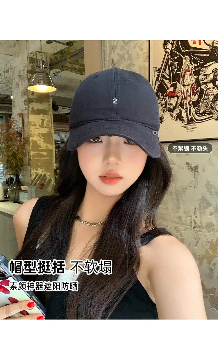 Women Blue Baseball Cap with Wide Brim Summer 2026 — feature 4
