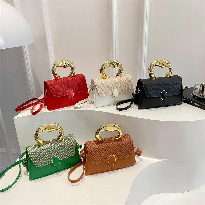 Black Embossed Metal Shoulder Bag for Women 2025 - Image 9